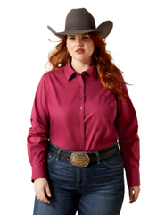 Ariat Womens WR Kirby L/S Shirt - Beaujolais [Siz:XS]