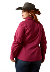 Ariat Womens WR Kirby L/S Shirt - Beaujolais [Siz:XS]