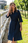 Thomas Cook Womens Halena Shirt Dress - Navy