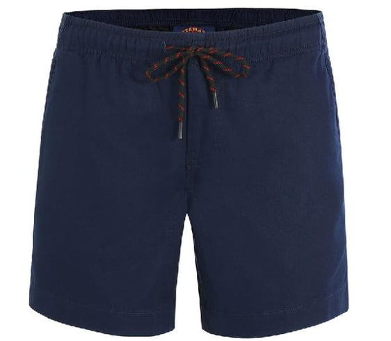 Ritemate Unisex Light Weight Elastic Waist Utility Short - Navy