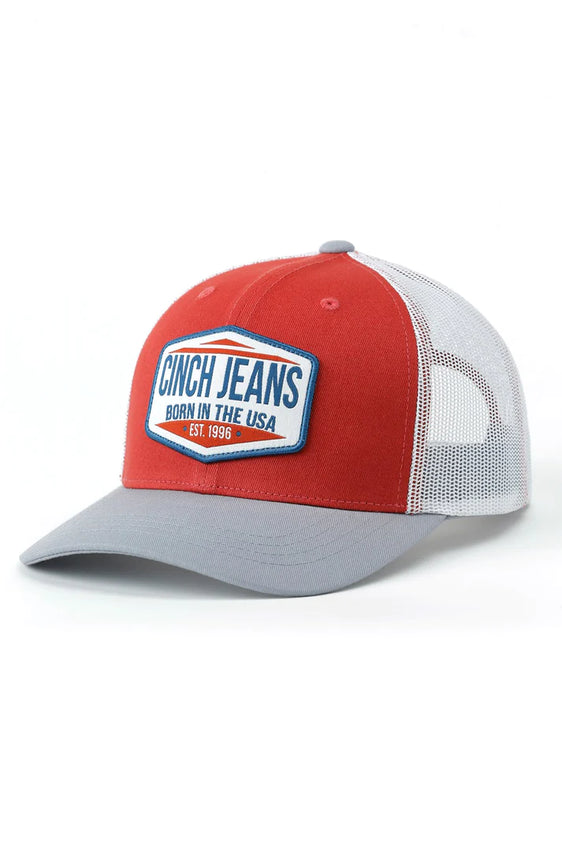 Cinch 'Born in the USA' Cap - Red