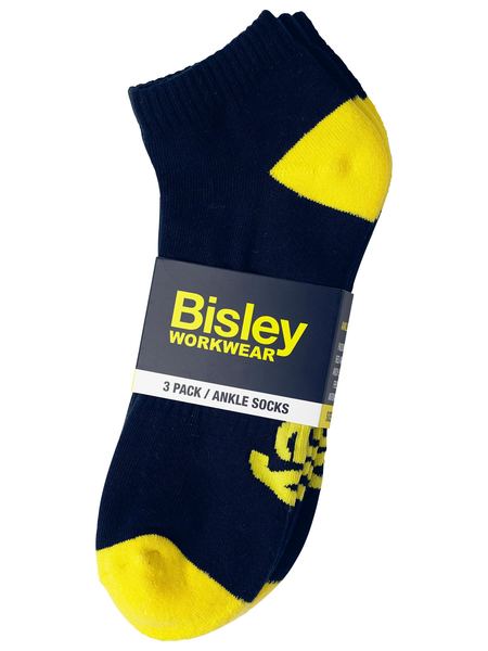 Bisley Ankle Work Socks 3 Pack