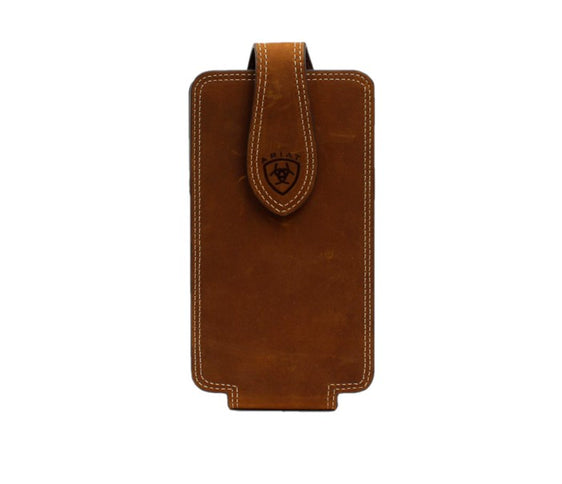 Ariat Phone Case Double Stitch Edge - Medium Brown