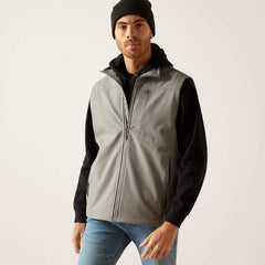 Ariat Men's Logo 2.0 Softshell Vest - Jetty Grey