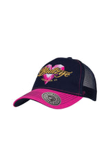 Bullzye Kids Heart Trucker Cap - Navy