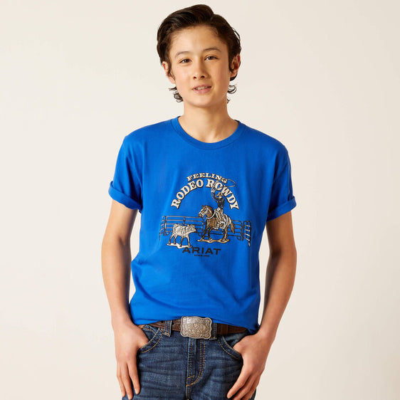 Ariat Boys Rodeo Toys T-Shirt - Royal