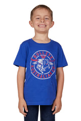 Bullzye Boys Alan Short Sleeve Tee - Royal Blue