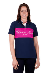 Thomas Cook Lacey Short Sleeve Polo - Navy