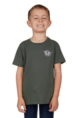 Bullzye Boys Josua Short Sleeve Tee - Green