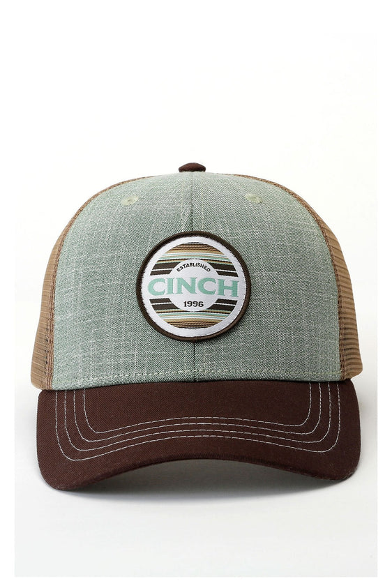 Cinch Mens Cap - Brown/Green