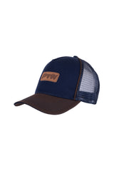 Pure Western Eric HP Trucker Cap - Navy/Brown