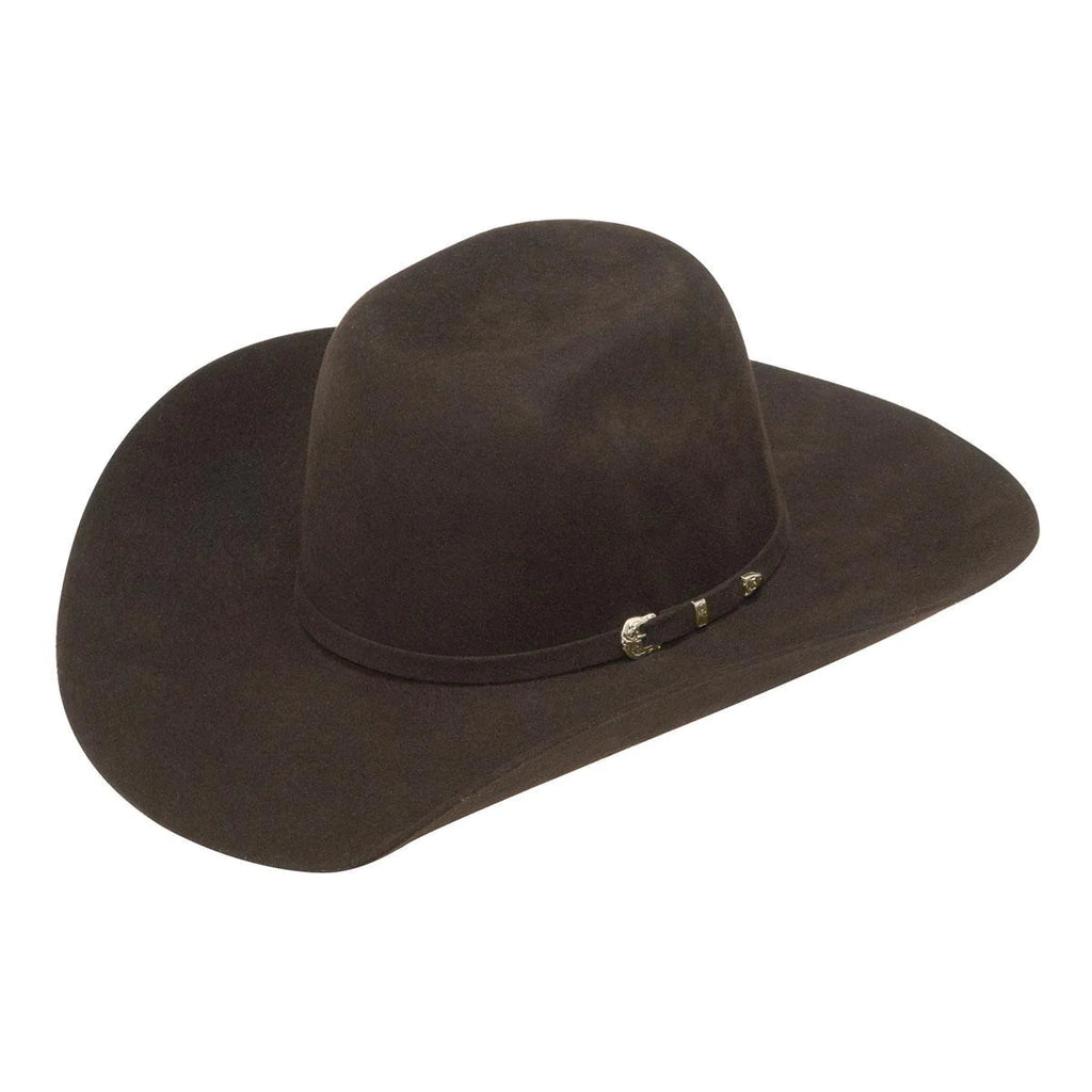 Ariat Youth Wool Hat Punchy 4" Cowboy Chocolate