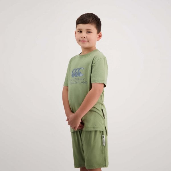 Canterbury Kids CNZ Reflect T-Shirt - Oil Green