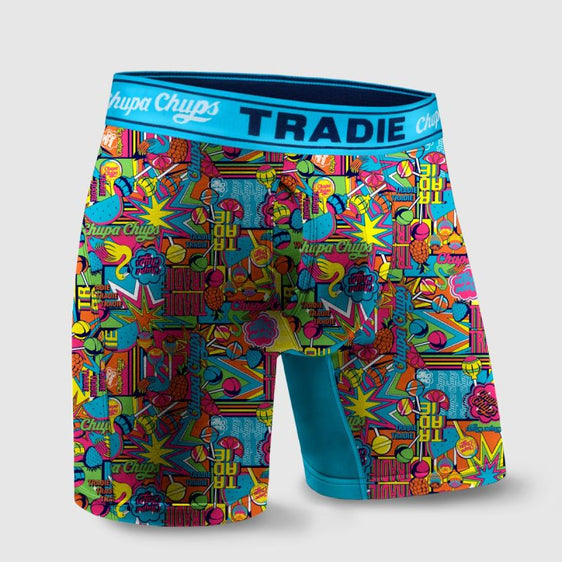 Tradie Bamboo No Chafe Trunk - Long Leg - Chupa Chups