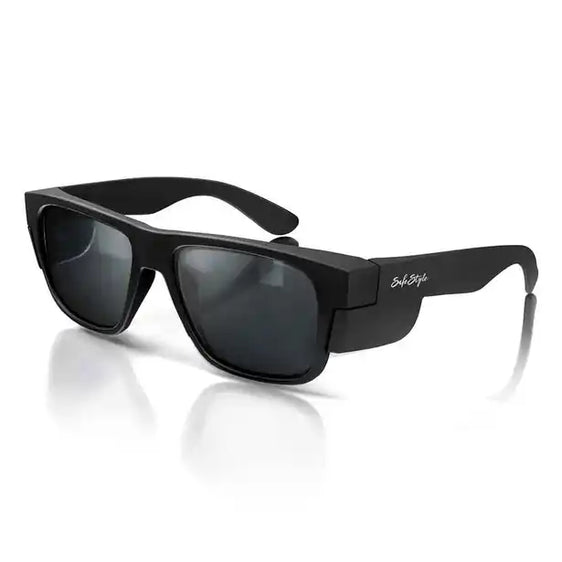 SafeStyle Fusions Matte Black Frame Polarised UV400 Lens Safety Glasses