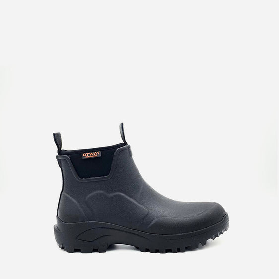 Otway Workman Low Gumboots - Black