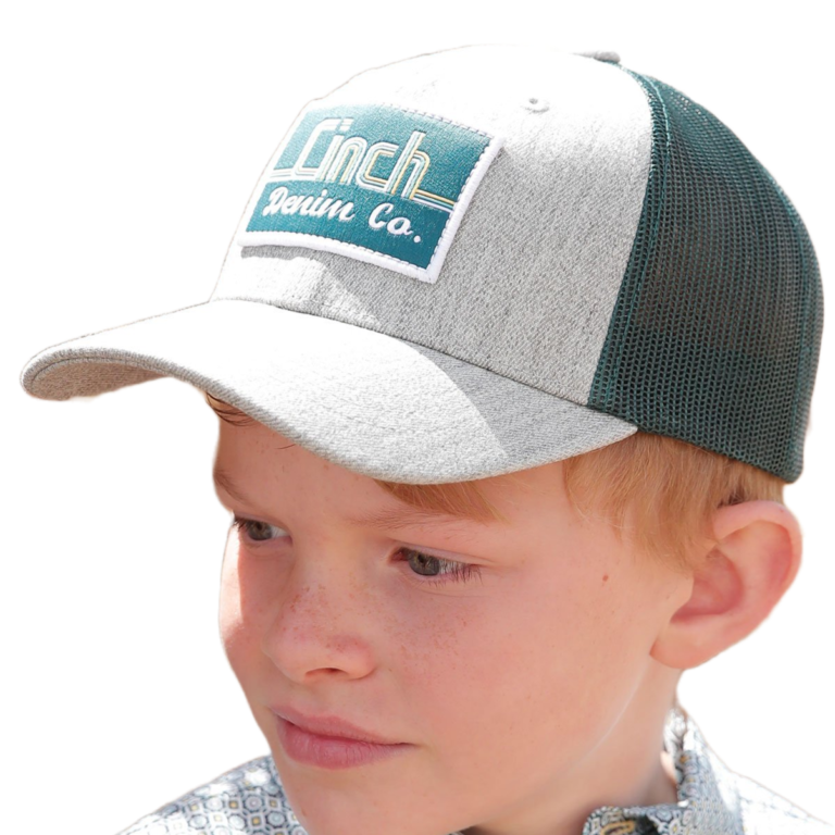 Cinch Youth Boy's Multicolour Denim Co. Trucker Cap