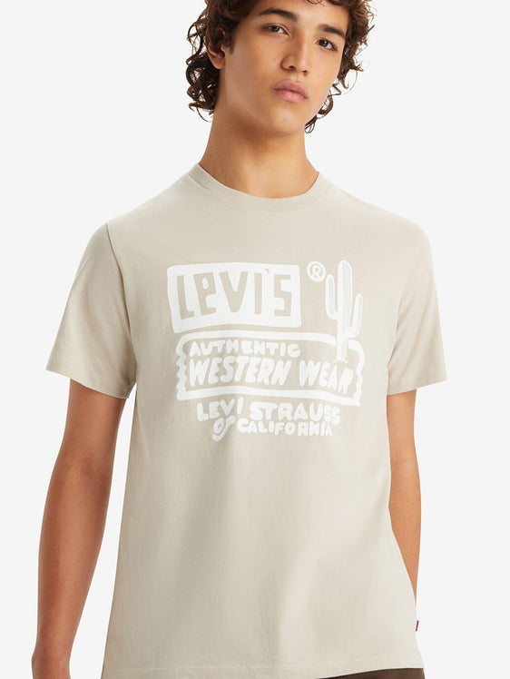 Levi Men's Classic Graphic T-Shirt - Feather Grey