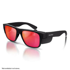 Safestyle Fusions Matte Black Frame/Mirror Red Polarised UV400 Safety Glasses