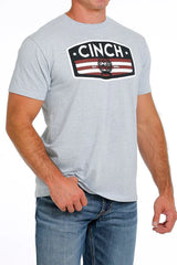 Cinch Mens Tee - Light Blue