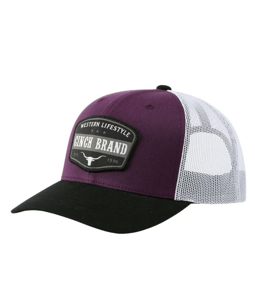 Cinch Cap 'Western Lifestyle' Purple/Black