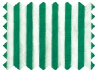 Pilbara Mens Single Pocket Long Sleeve Shirt [Col:Emerald/White Stripe Siz:M]