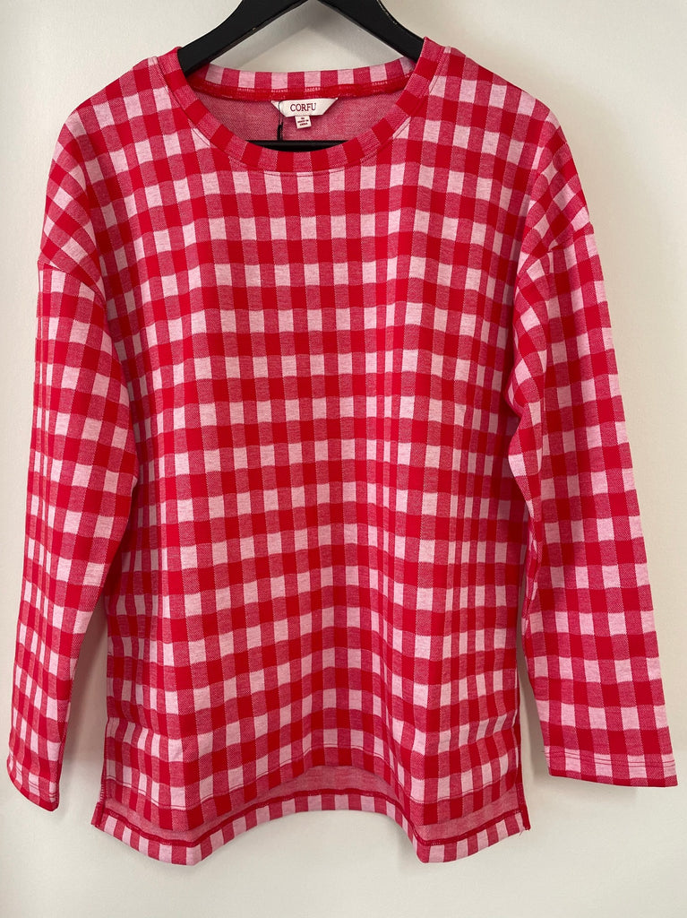 Corfu Womens Soft Check Knit W2458717 - Raspberry Glace [Siz:10]