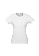 Biz Collection Womens Ice Short Sleeve Tee [Col:White Siz:8]