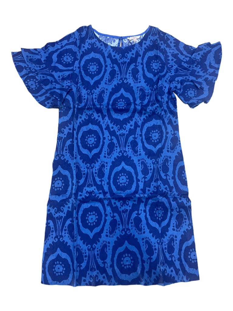 Corfu Womens Printed Linen Dress S2447091 - Ikat [Siz:10]