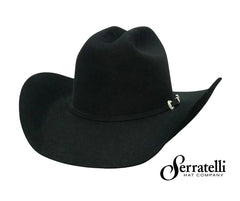 Serratelli 6X Black S3 (4 1/4 Brim) [Col:Black Siz:56 7]