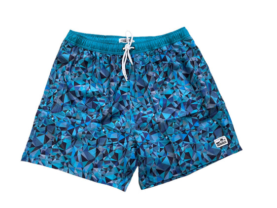 Outback Boys Elastic 4 Way Shorts - Blue [Siz:2]