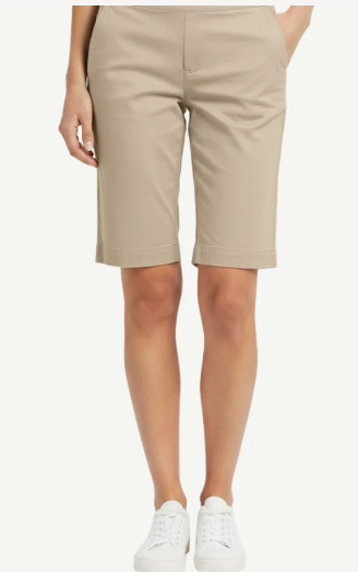 Corfu Womens Super Soft Chino 5oz Shorts - Titanium [Siz:12]