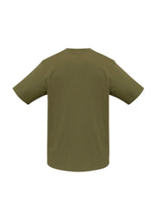 Biz Collection Mens Ice Short Sleeve Tee [Col:Khaki Siz:S]