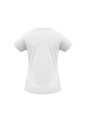 Biz Collection Womens Ice Short Sleeve Tee [Col:White Siz:10]