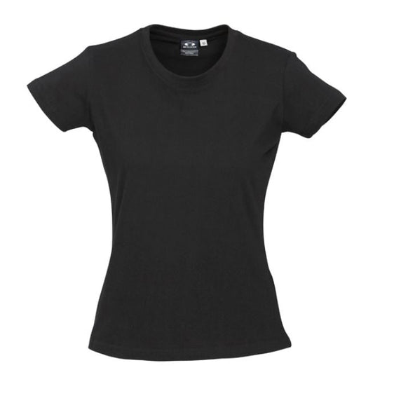 Biz Collection Womens Ice Short Sleeve Tee [Col:White Siz:20]