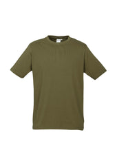 Biz Collection Mens Ice Short Sleeve Tee [Col:Khaki Siz:M]