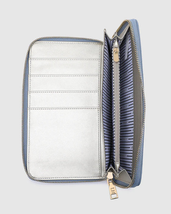 Louenhide Arabella Travel Wallet - Cloudy Blue [Col:Black]