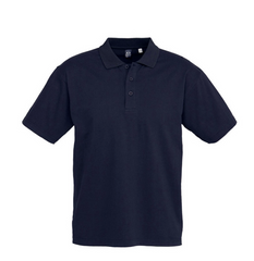 Biz Collection Mens Ice Short Sleeve Polo [Col:Black Siz:M]