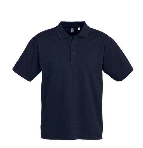 Biz Collection Mens Ice Short Sleeve Polo [Col:Black Siz:M]