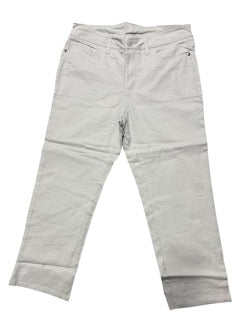 Corfu Womens Super Soft Chino 3/4 5oz Pants - Titanium [Siz:10]