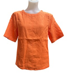 Corfu Womens Summer Linen Top - Sausalito Sunset [Siz:8]