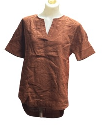 Corfu Womens Linen Breeze Top - Jave [Siz:8]