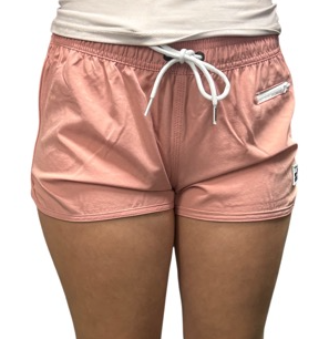 Outback Girls Boardies Elastic Waist - Dusty Rose [Siz:2]
