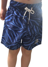 Outback Boys Boardies Elastic Waist - Blue [Siz:2]
