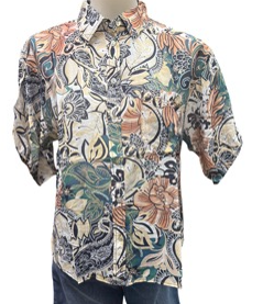 Corfu Womens Top Soft Print Garden Side [Siz:8]
