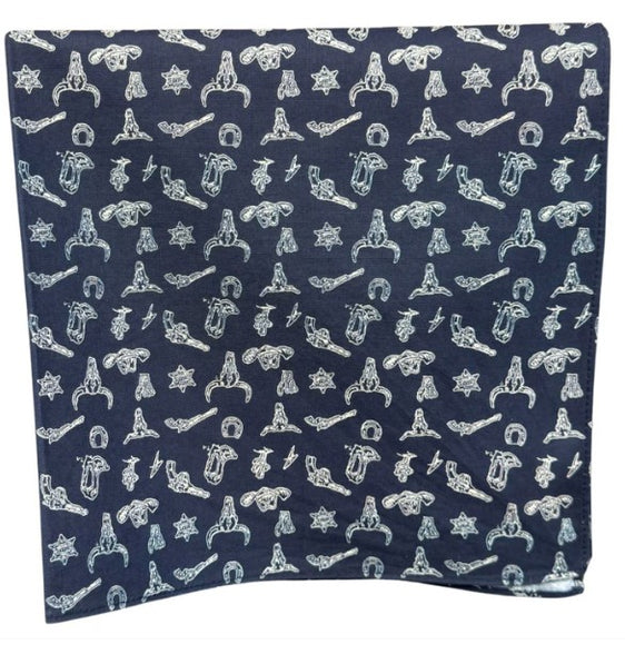 Bush Mits Navy Eston Jones by Jess Scott Neck Scarf
