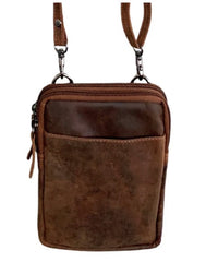 Green Wood Hunter Mini Crossbody Bag - Sandal