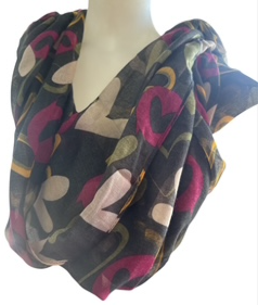 Corfu Womens Scarf [Col:Teal Mulberry]