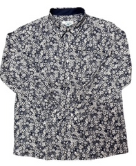 Country Classic Collection Womens Semi Classic Bouse with Trim L/S [Col:Navy Siz:8]
