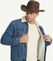 Outback Mens Denim Jacket [Siz:S]